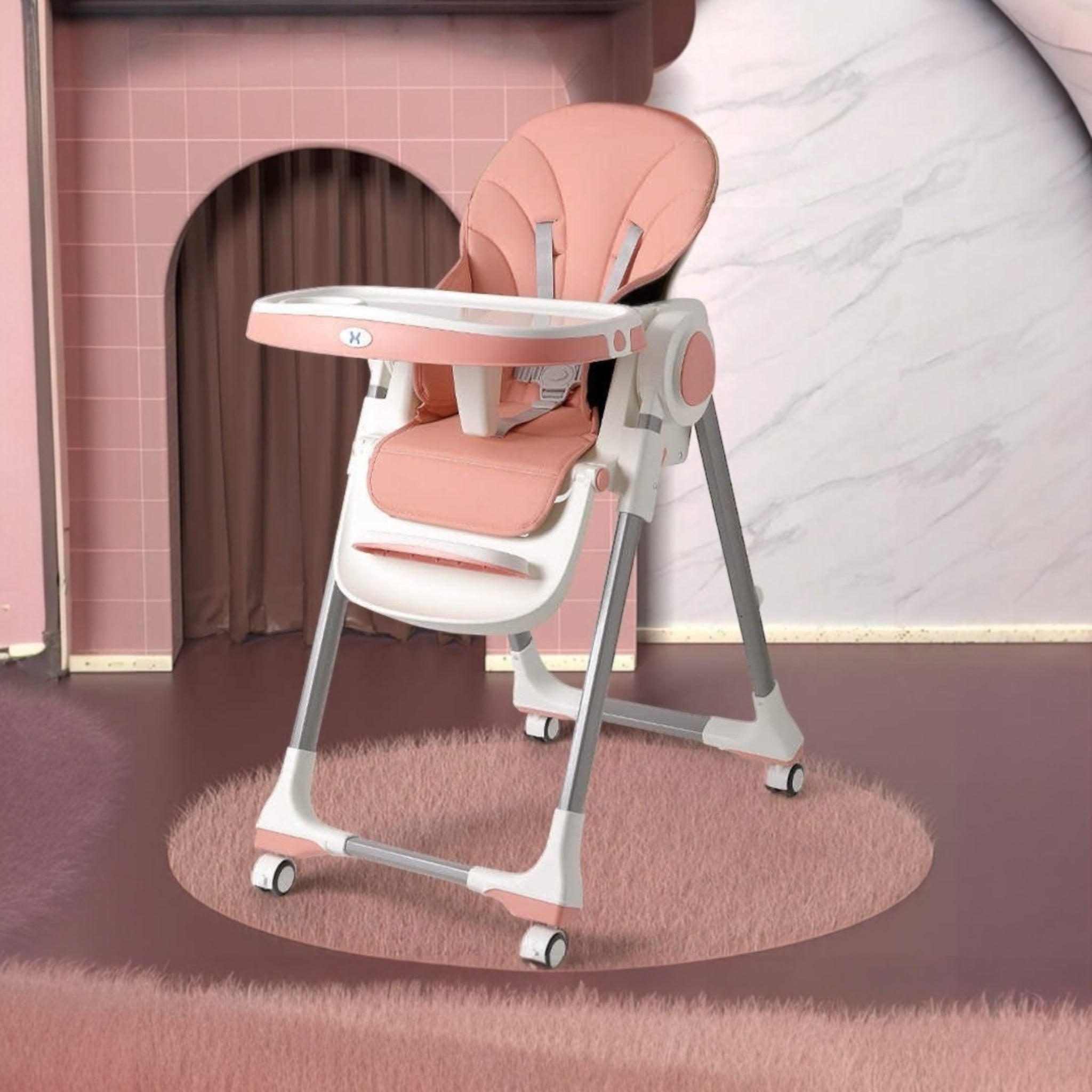 3 In 1 Baby Highchair Dining Highchair With Reclining Seat
