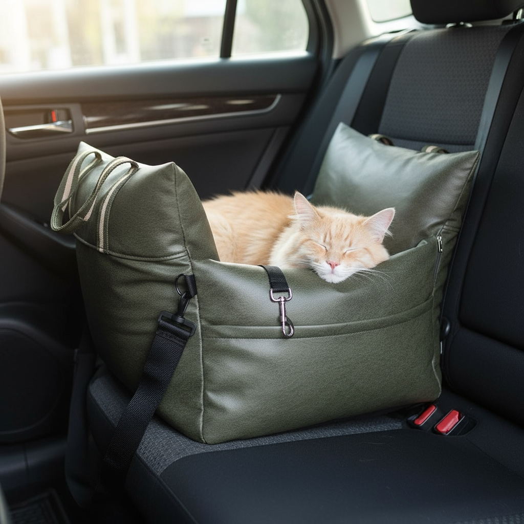 🐾 Luxury Pet Home & Car Seat – Safety, Comfort & Style