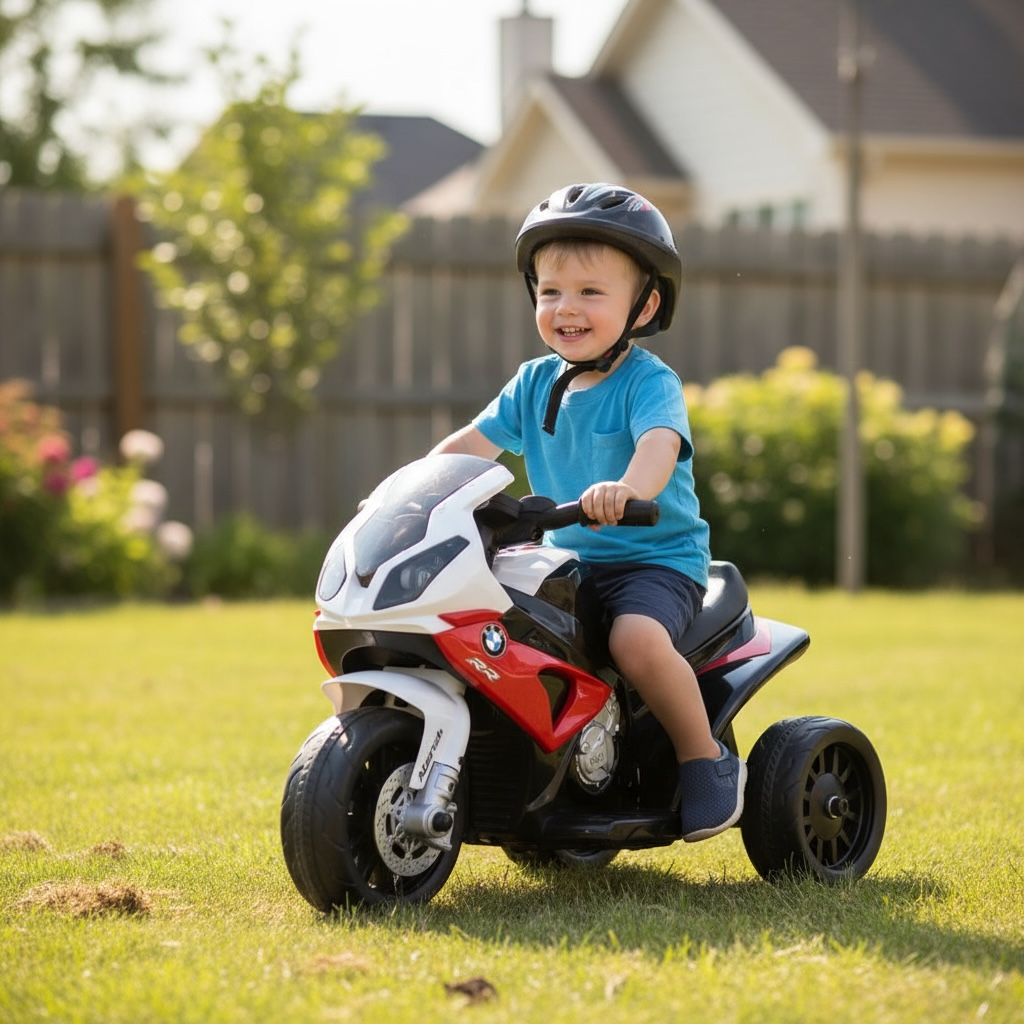 Red Licensed BMW s1000RR Kids Electric Mini Motorcycle