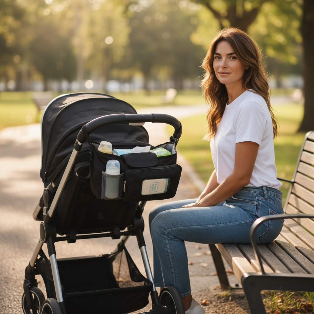 👜 Structured Stroller Organiser – Stress-Free Strolling Made Simple