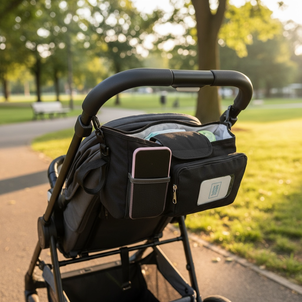 👜 Structured Stroller Organiser – Stress-Free Strolling Made Simple