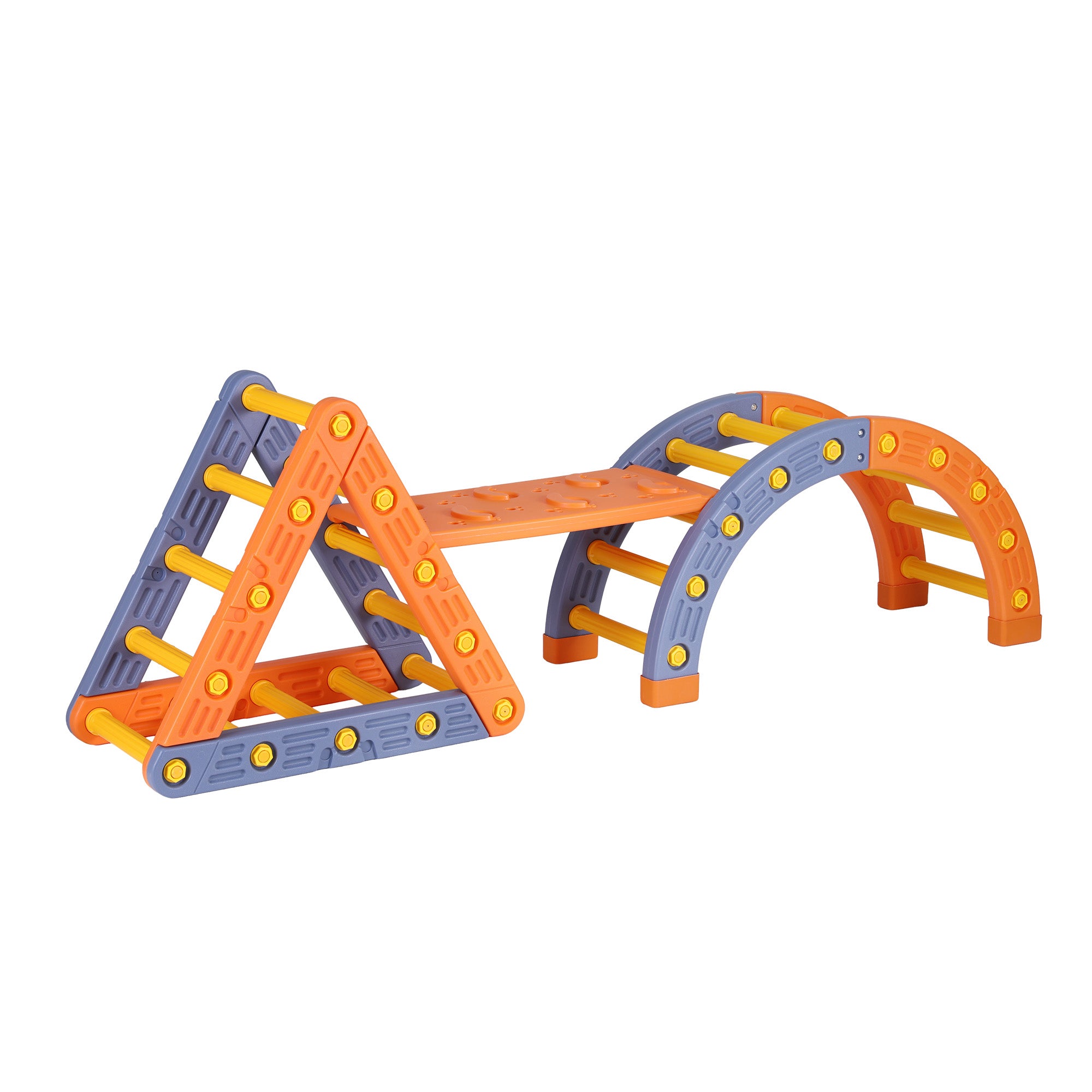 Keezi Versatile Toddler Climber Playset – Multi-Function Slide & Balance Set