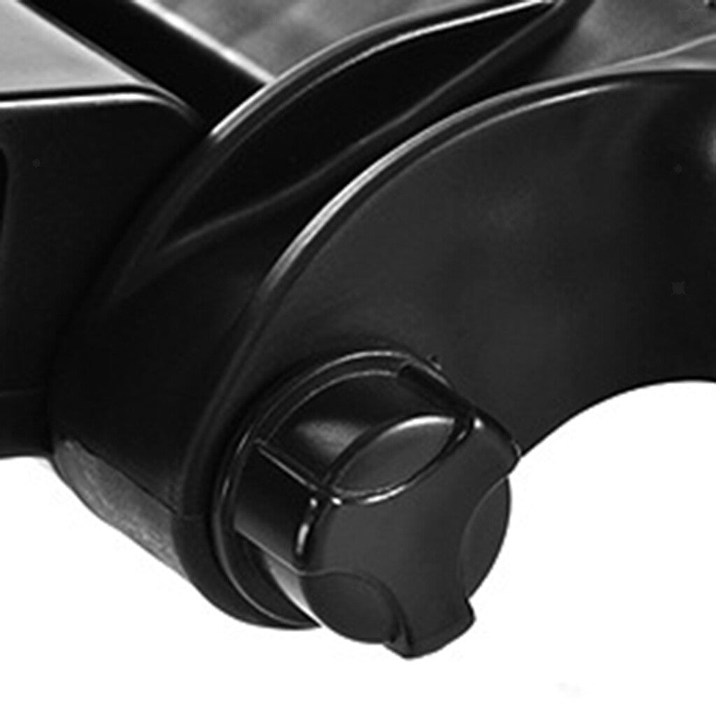 Stroller Ride-On Board with Seat – Stable, Safe & Perfect for Two Kids - Black Wheel