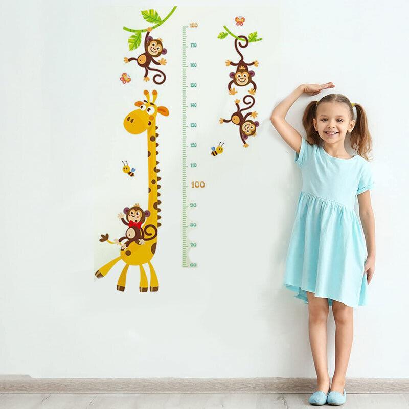 Removable Wall Height Chart Sticker Growth Measurement Ruler Decal for Wall Decor - C