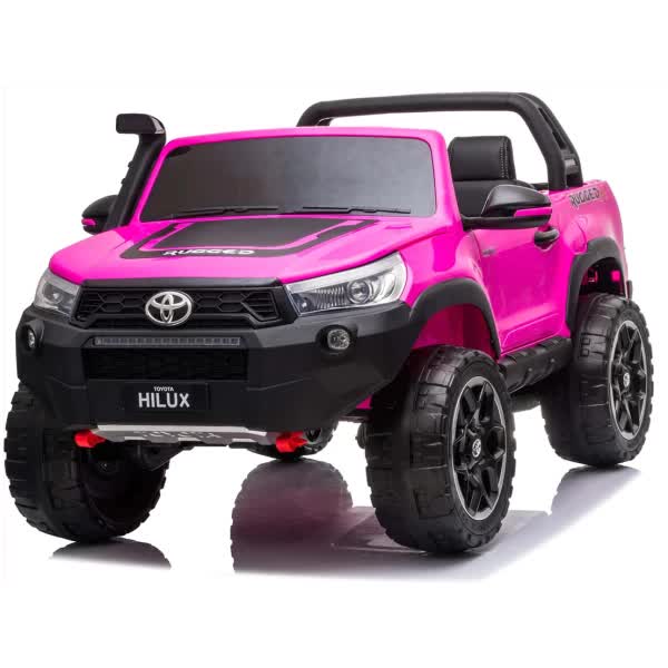 TOYOTA HILUX KIDS RIDE ON CAR 24V 800W 4 X 4 Ute – Pink