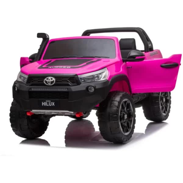 TOYOTA HILUX KIDS RIDE ON CAR 24V 800W 4 X 4 Ute – Pink