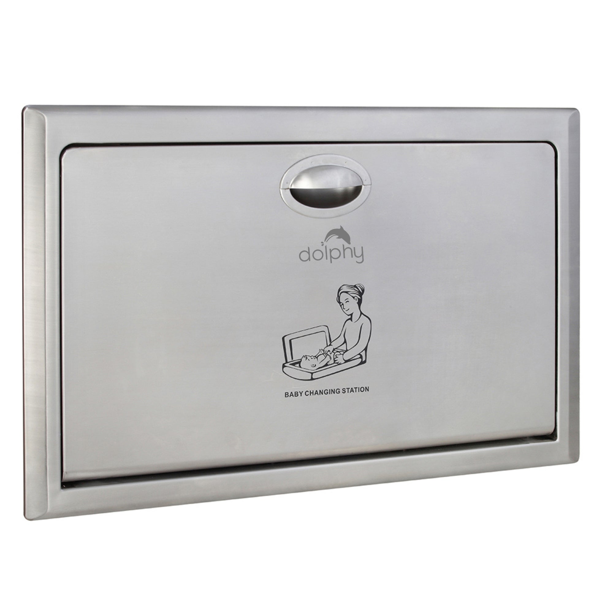 Recessed  Baby Change Station - Stainless Steel