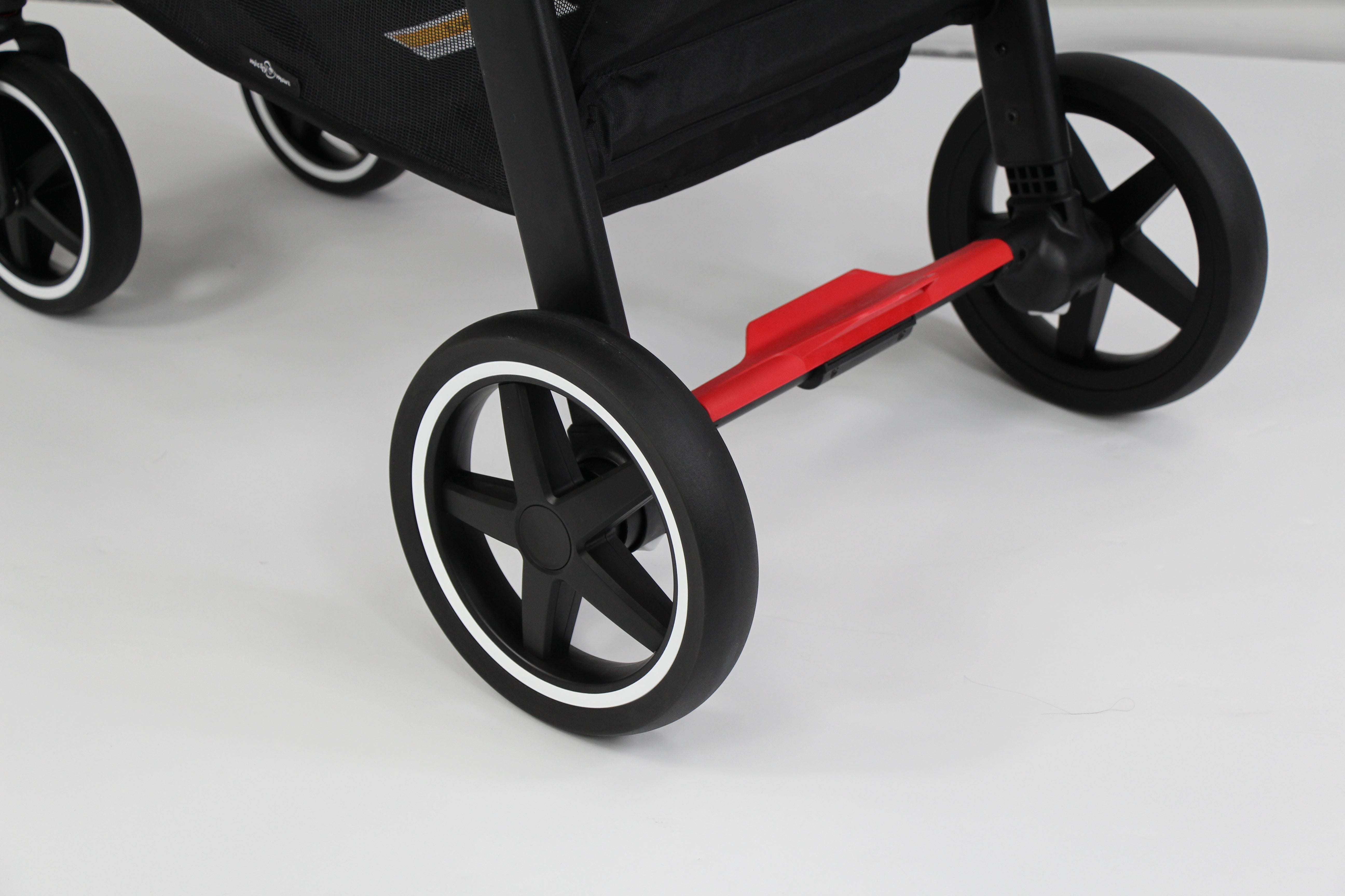 Baby pram / Stroller 2 in 1 convertible bassinet -Black - Micky Mart