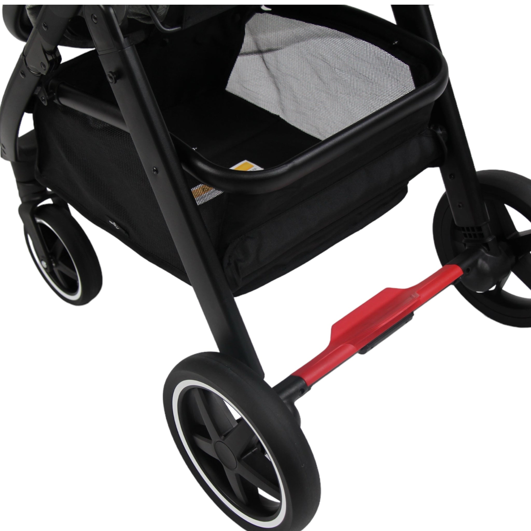2-in-1 convertible pram and stroller (black) – bassinet and stroller combo
