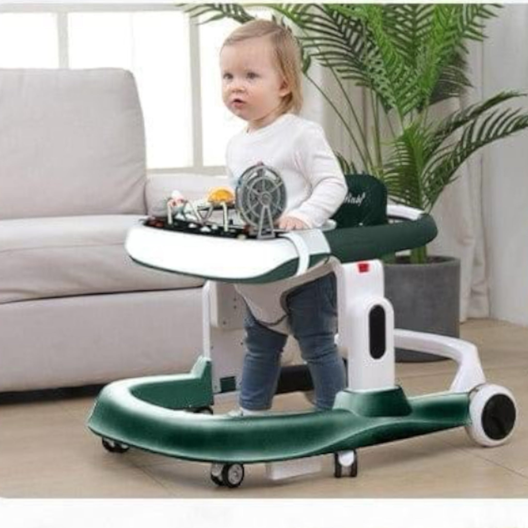 Infant baby walker with interactive speed wheel – supports development up to 18 months
