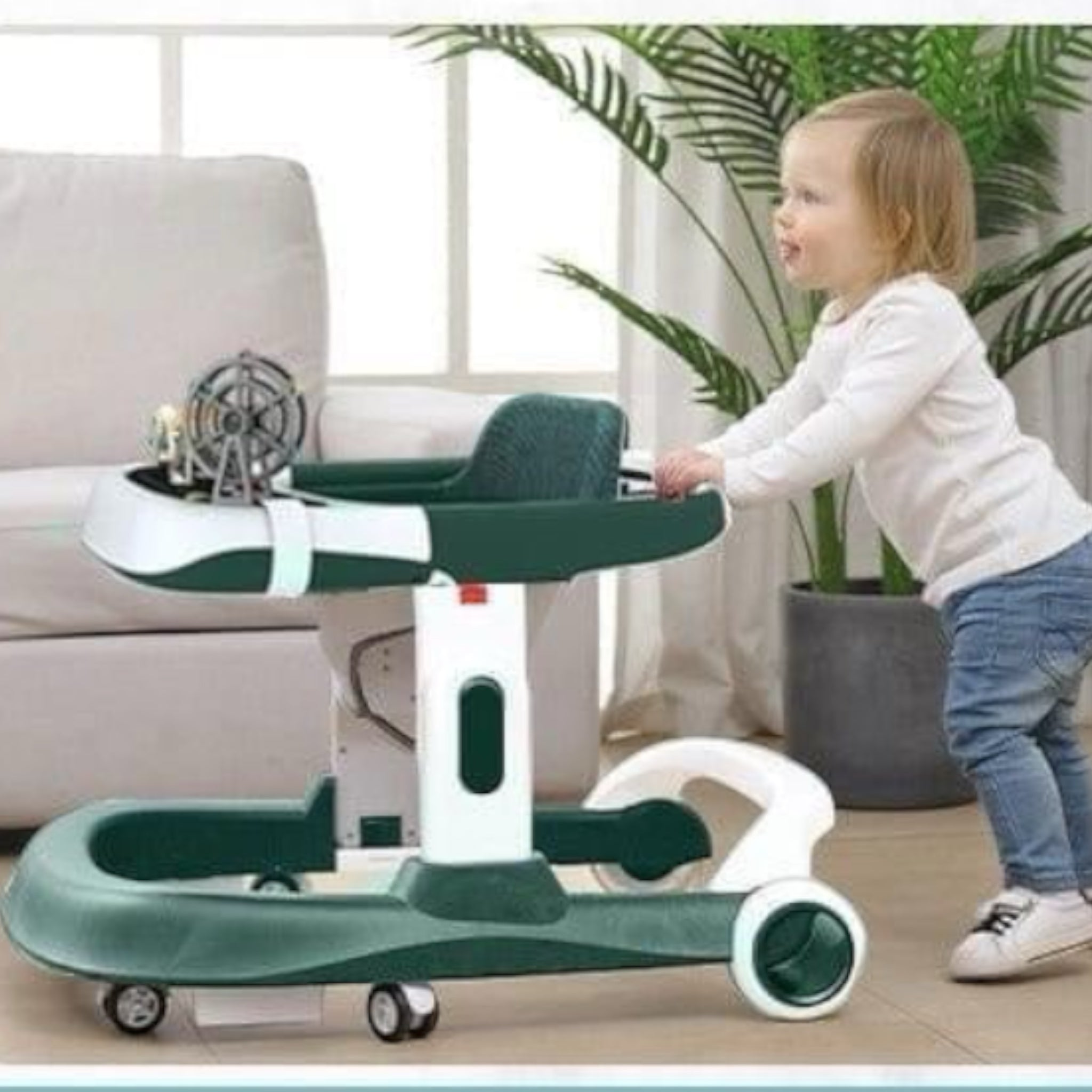 Infant baby walker with interactive speed wheel – supports development up to 18 months
