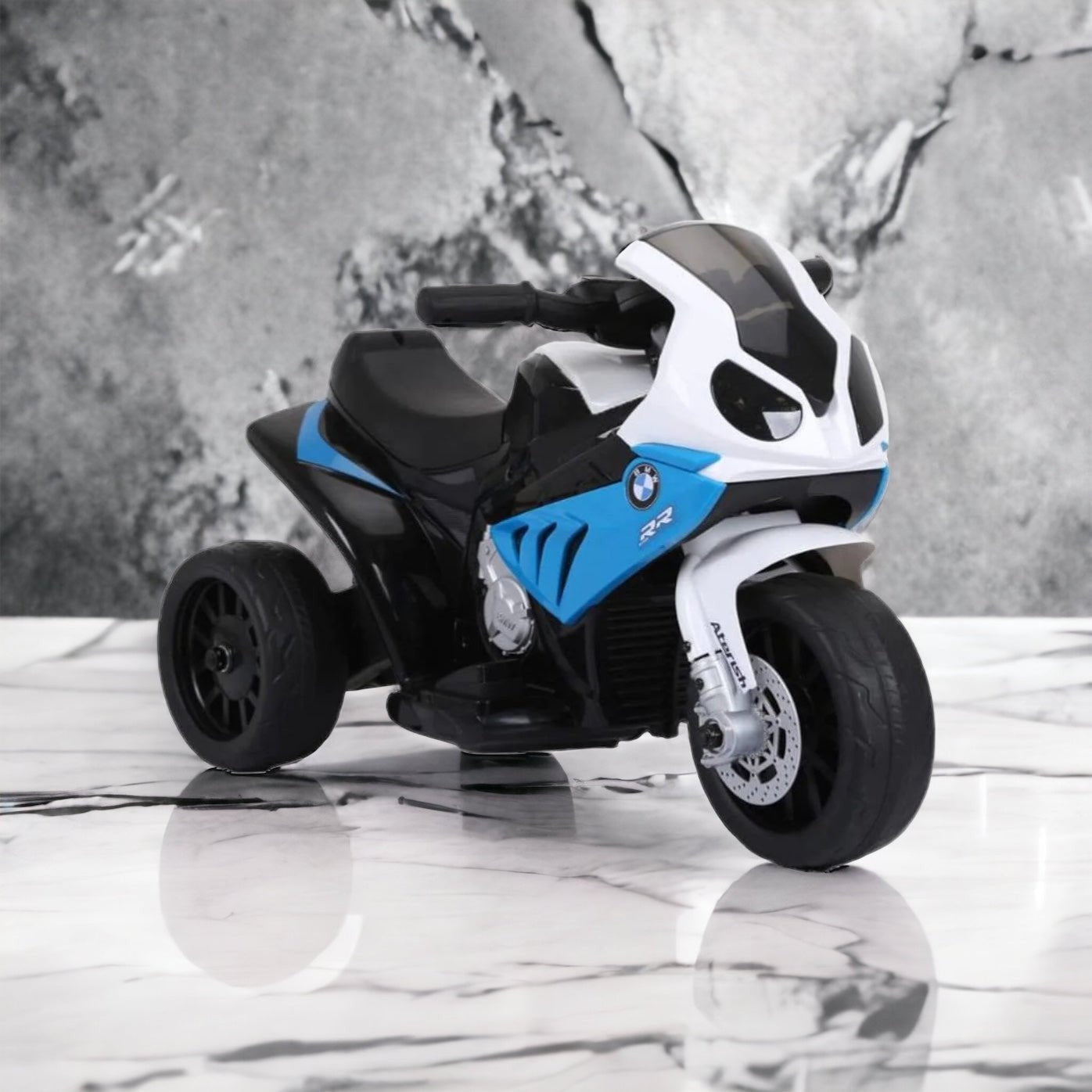 Blue Licensed BMW s1000RR Kids Electric Mini Motorcycle - Micky Mart