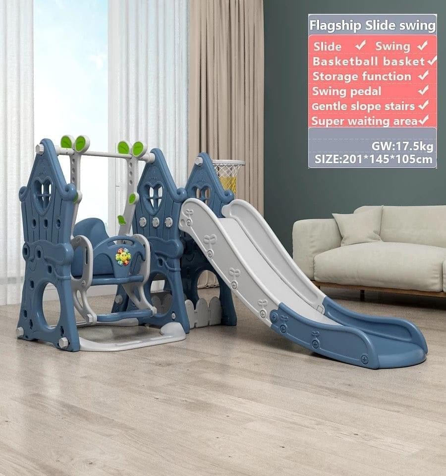 Forest Slide & Swing Kids Set Entertainment - Micky Mart