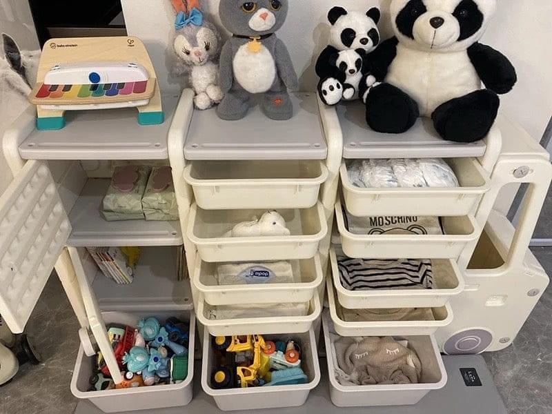 Kids Toy Box Storage Children Car Shelf Store Shelves In Toys Guarda Juguetes Organizer Kids Storage Baskets - Micky Mart