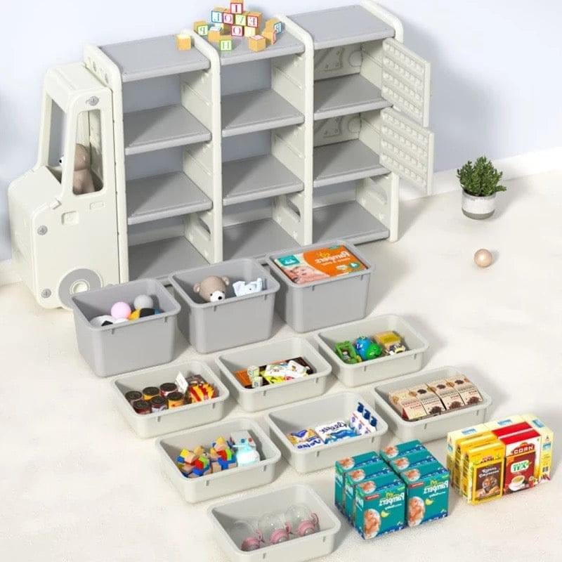 Kids Toy Box Storage Children Car Shelf Store Shelves In Toys Guarda Juguetes Organizer Kids Storage Baskets - Micky Mart