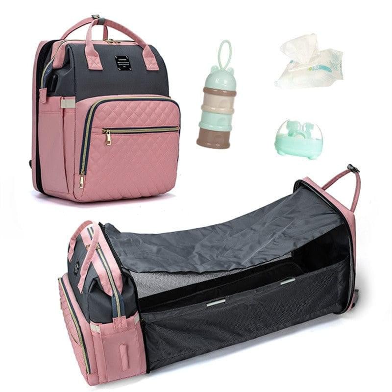 Mother And Baby Double Shoulder Diaper Backpack - Micky Mart