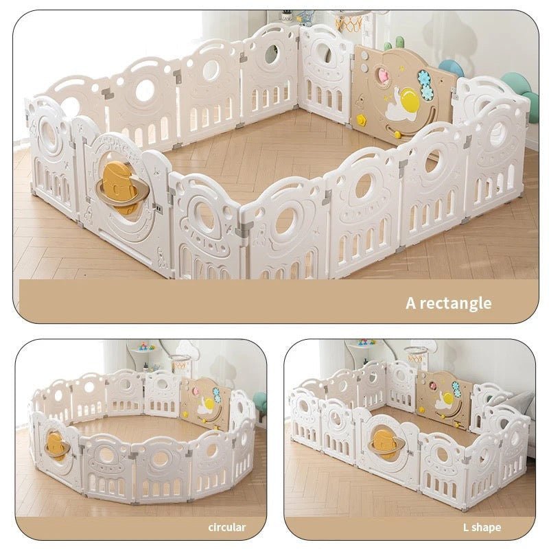 Multi-Combination Luxury Baby Play Yard Safety Plastic Fence Kids Large Playpen Portable Playground For Children Indoor - Micky Mart