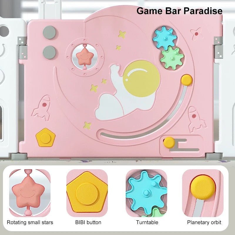 Multi-Combination Luxury Baby Play Yard Safety Plastic Fence Kids Large Playpen Portable Playground For Children Indoor - Micky Mart