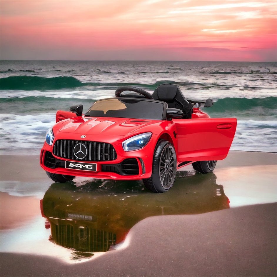 Red 12V Licensed Mercedes Benz GT-R AMG Electric Car - Micky Mart